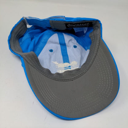 QBE Shootout Slideback Hat PGA Golf Blue OSFA Embroidered Logo