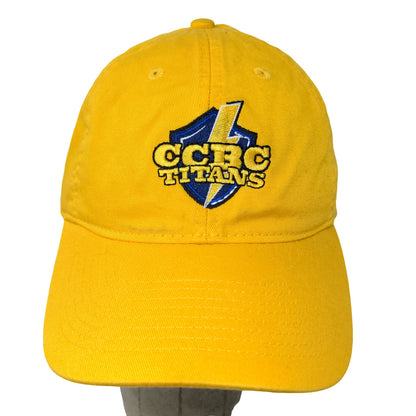 Legacy Mens Community College Beaver County Titans Slideback Hat Yellow