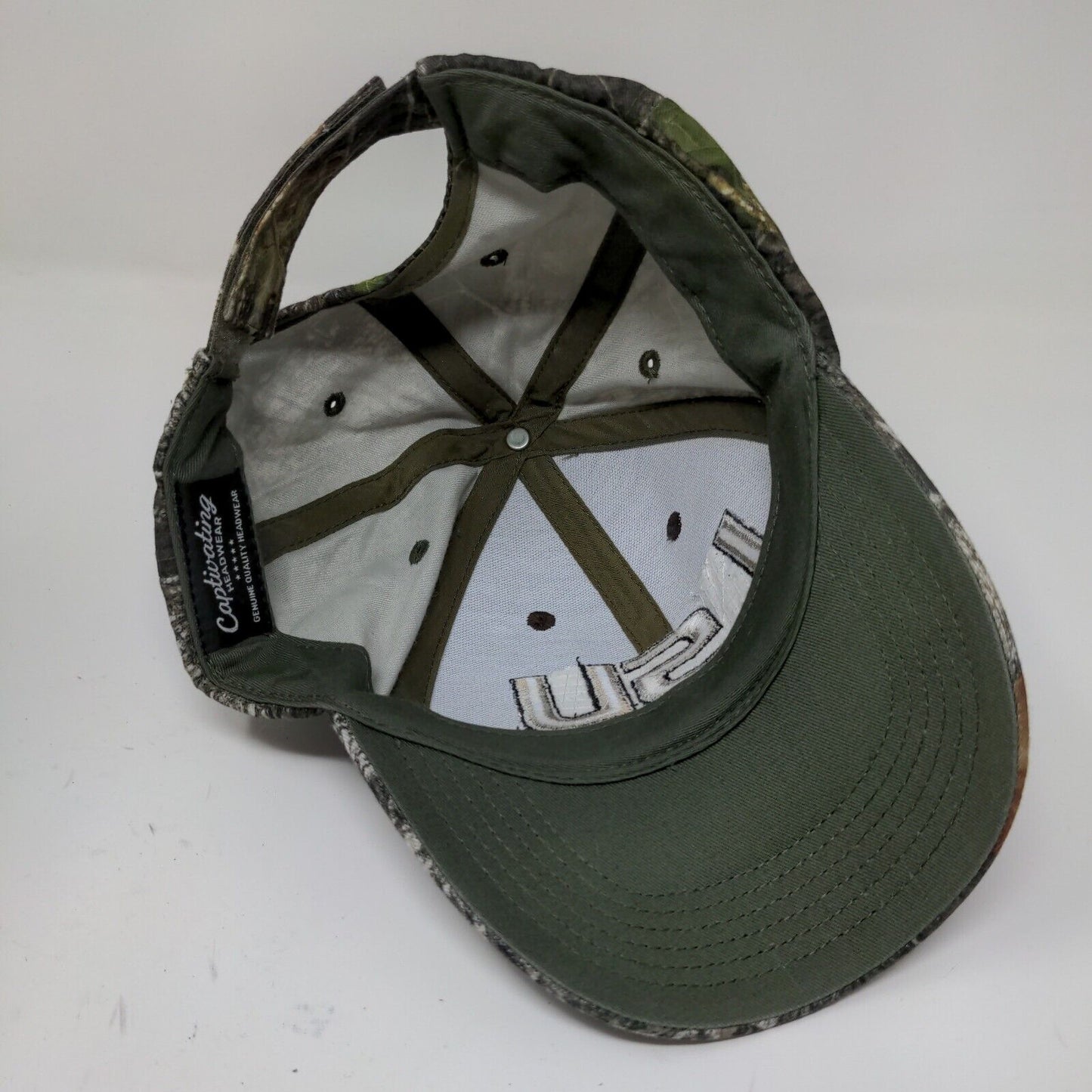 NCAA LSU Tigers Camo Brown Cap Hat Captivating Headgear Adjustable Logo
