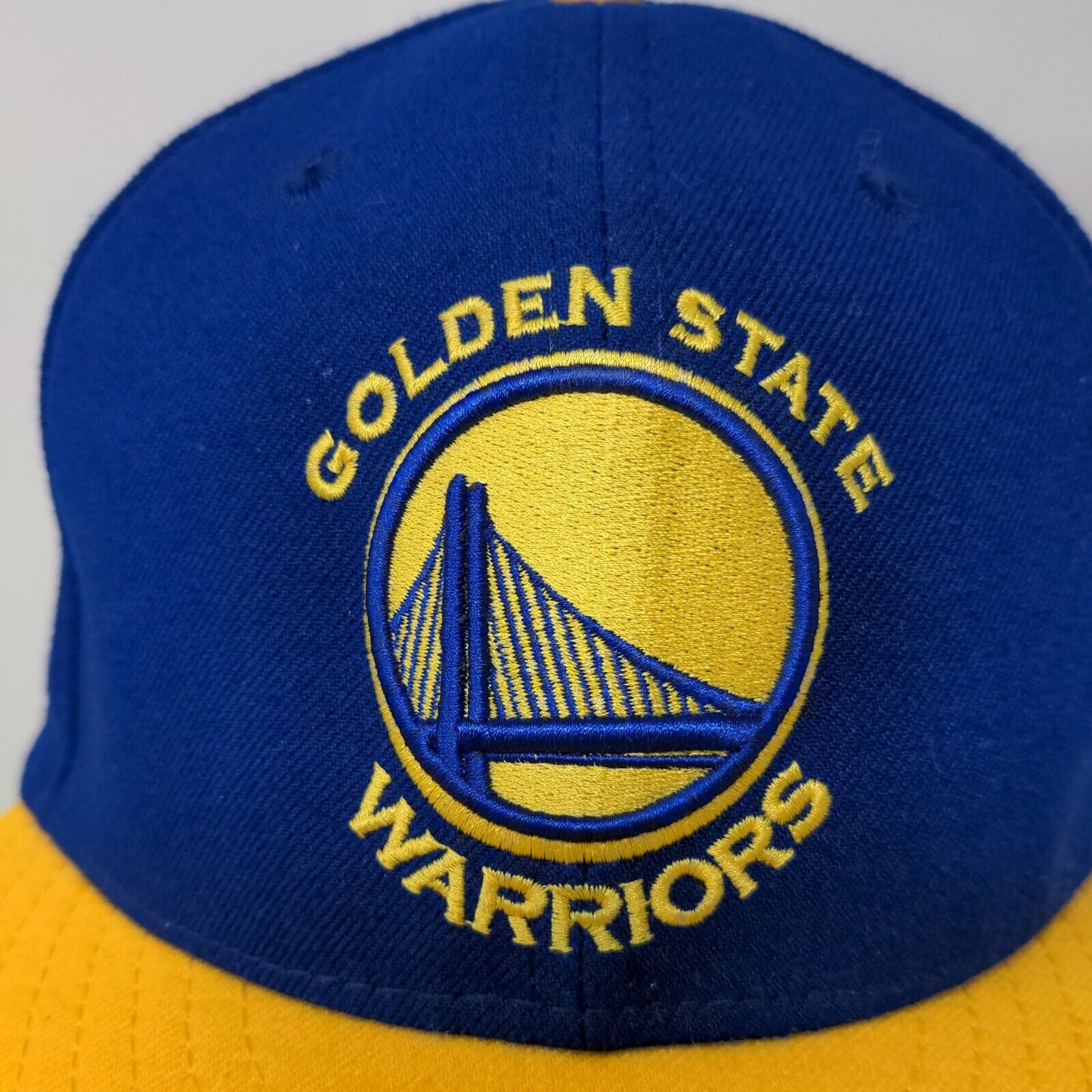 New Era 9Fifty Golden State Warriors Snapback Hat Blue Yellow Stephen Curry