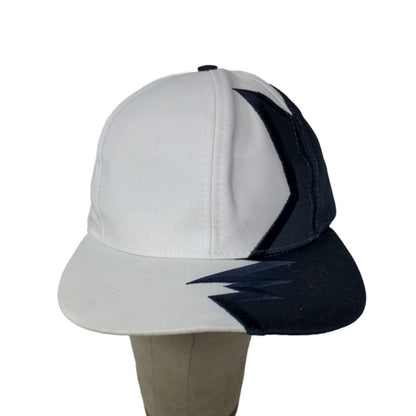 ATT Headwear White Blue Strapback Hat Cap Design Embroidered Baker