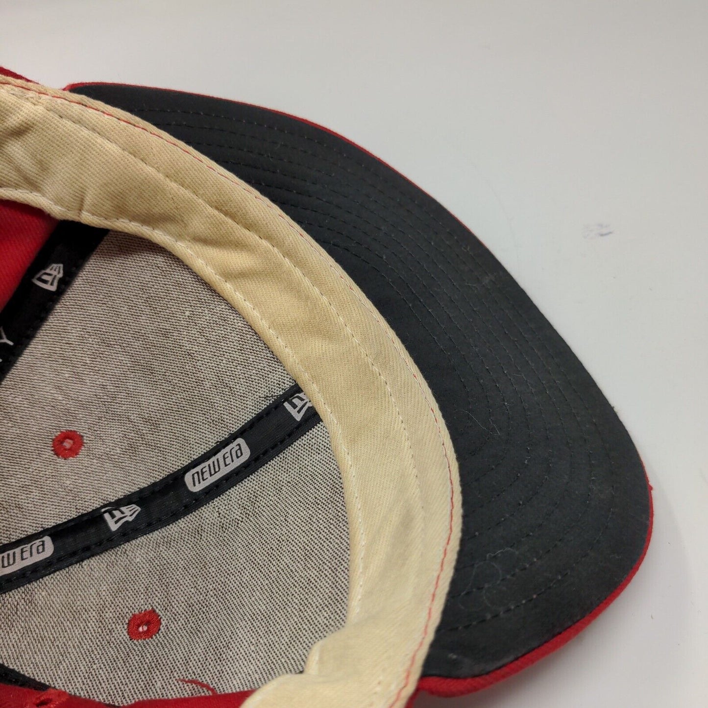 MLB New Era 59Fifty Hat Los Angeles Angels Red Baseball Hat SZ 7 5/8 USA MADE