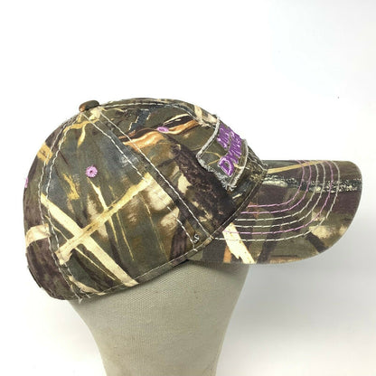 DUCK DYNASTY Camo Cap/Hat, A&E TV Series Ladies Fit Patch Logo Spell Out