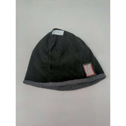 Port & Company Lined Beanie Hat Embroidered M Logo Gray 100% Acrylic