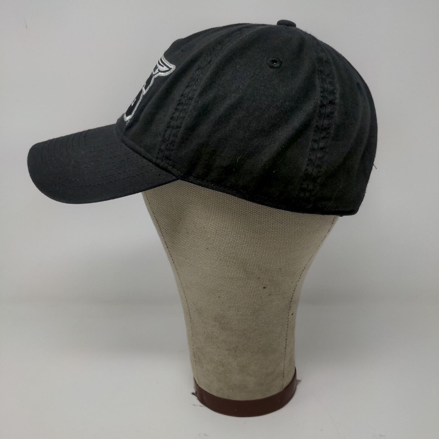 Indianapolis Motor Speedway IMS Strapback Hat Embroidered Logo Racing Black OSFM