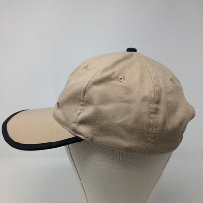 ZKAPZ Men's Slideback Hat Tan OSFA Invensys Direct Embroidered Logo