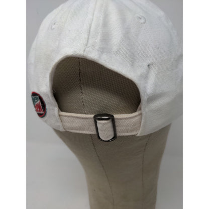 Vintage Mountain Dew NCAA Final Four 1998 Hat Embroidered Logo Slideback White