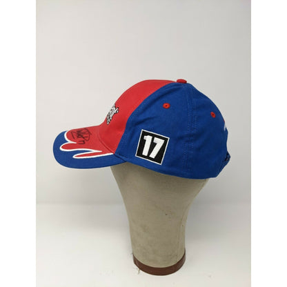 NASCAR Crescent Racing #17 Timothy Peters Autographed Strapback Hat Adjustable