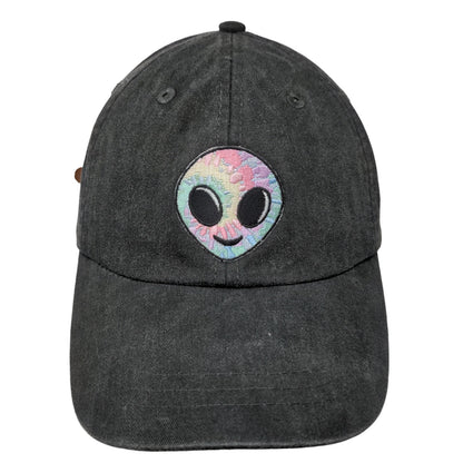 Unbranded Men's Slideback Hat Gray Adjustable Colorful Alien Embroidered Logo