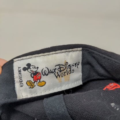 Walt Disney World Men's Slideback Hat Black OSFA Embroidered Mickey Mouse Logo