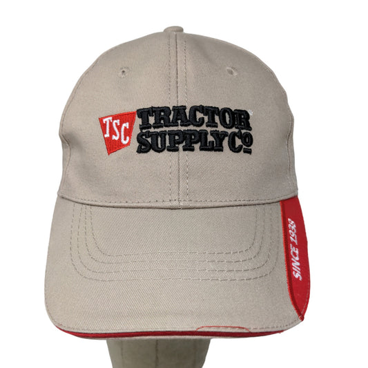 Tractor Supply Co Men's Slideback Hat Tan Adjustable Embroidered Logo