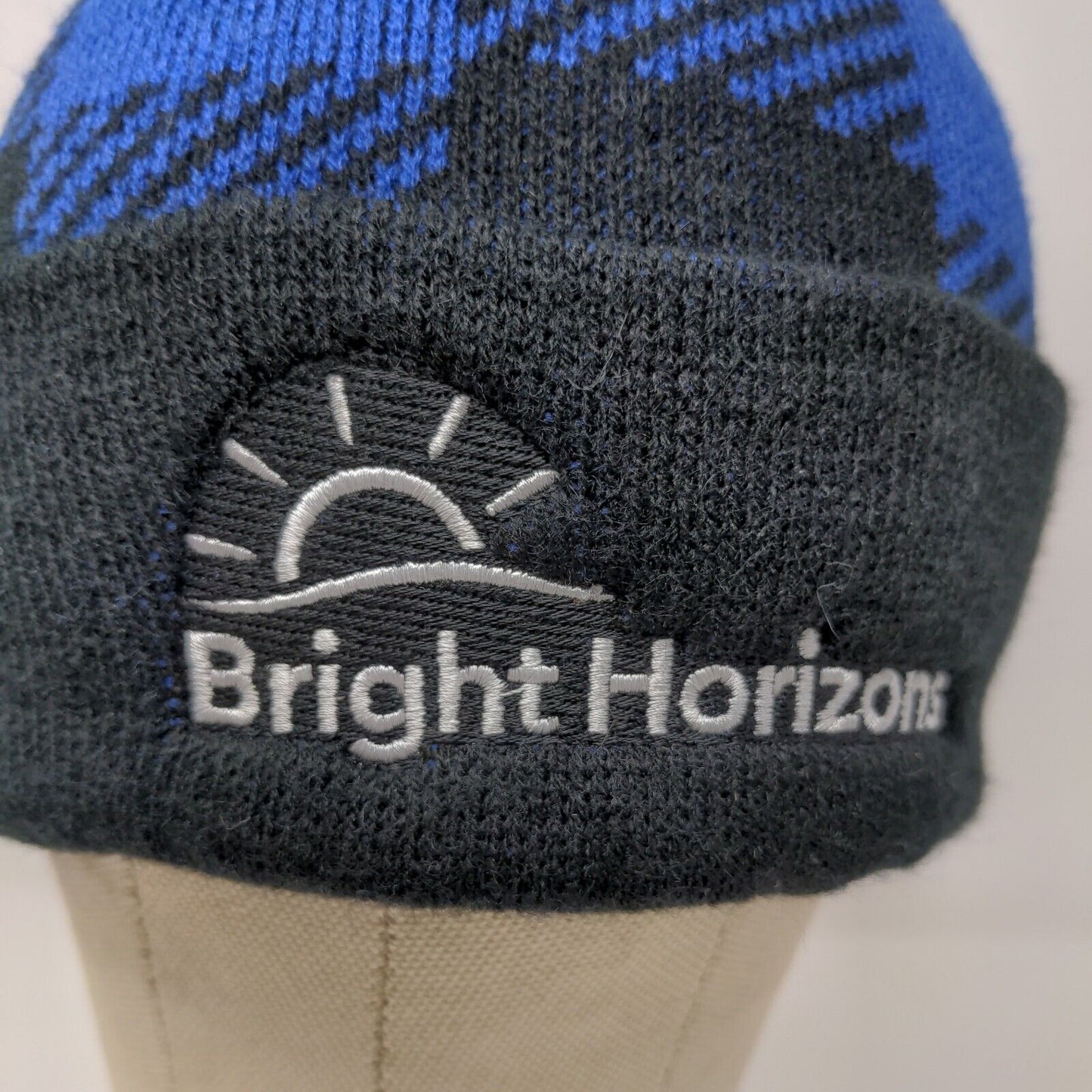 Hit Wear Men's Bright Horizons Knit Beanie Hat Embroidered Logo