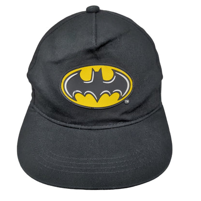 Batman Boy's Snapback Hat Black Size OS Bat Logo Joker Graphic