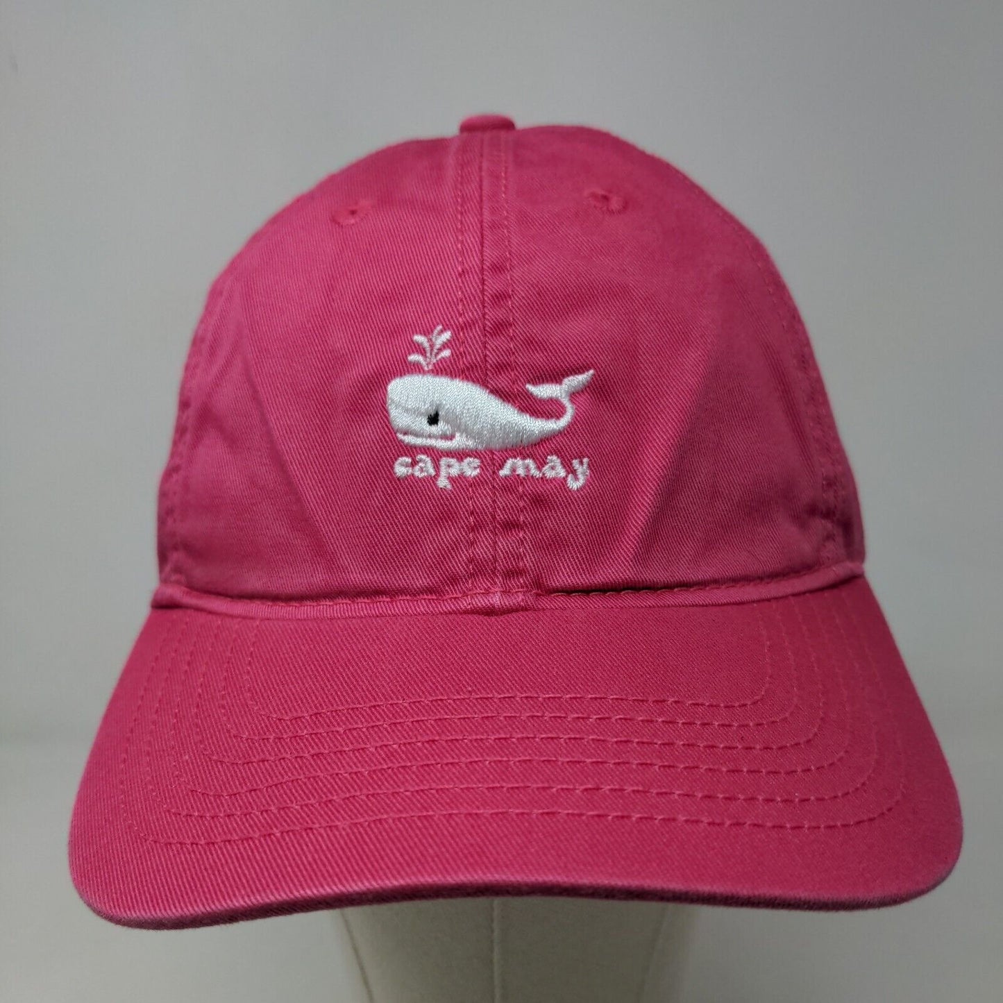 Legacy Women's Slideback Hat Pink Adjustable Cape May Embroidered Whale Logo