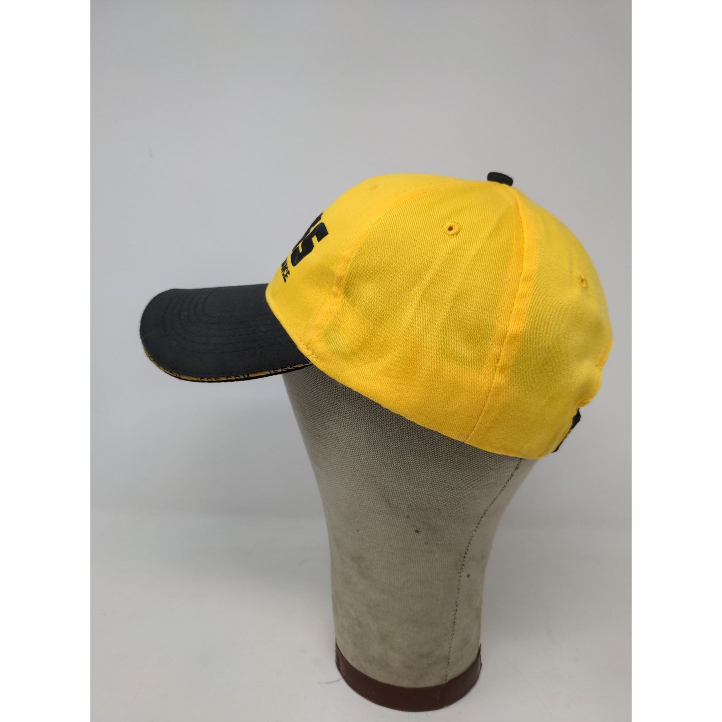 Jegs Headware High Performance  Strapback Hat Yellow & Black Embroidered Logo