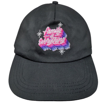 Taco Bell Mens Snapback Hat Black Cotton Blend Embroidered Logo Employee Uniform