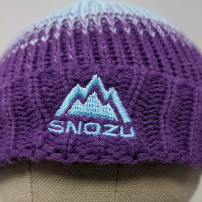 Snozu Youth Knit Beanie Hat Gap Blue Purple Ombre One Size 18M to 6