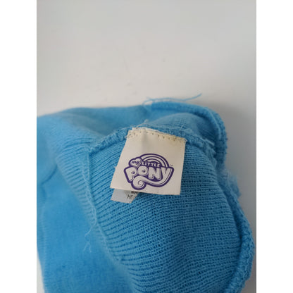 MLP My Little Pony Rainbow Dash Low Beanie Hat Blue Rainbow Embroidered Logo OS