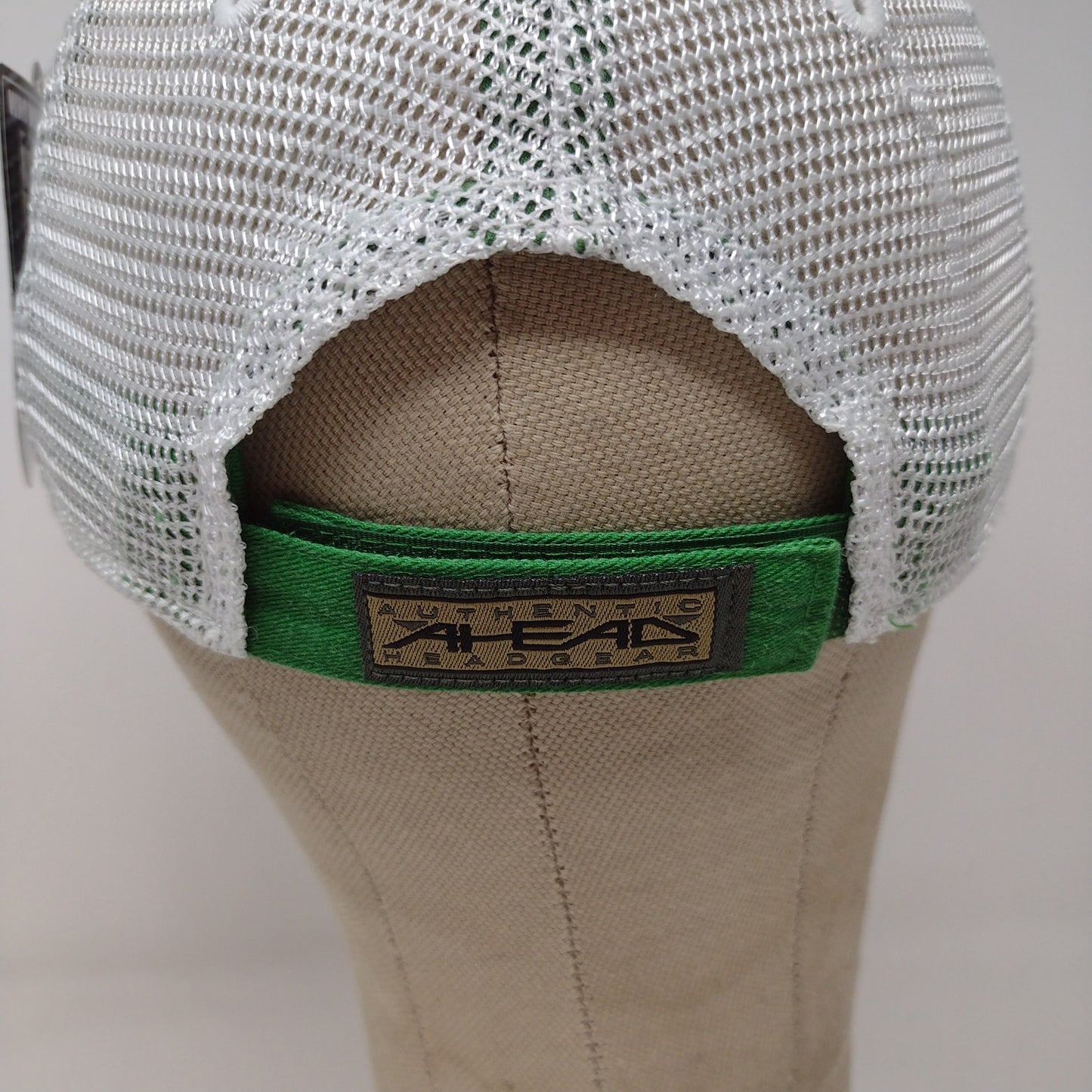 Groggy Dog Ahead Extreme Fit Strapback Meshback Hat Green White W/Tags