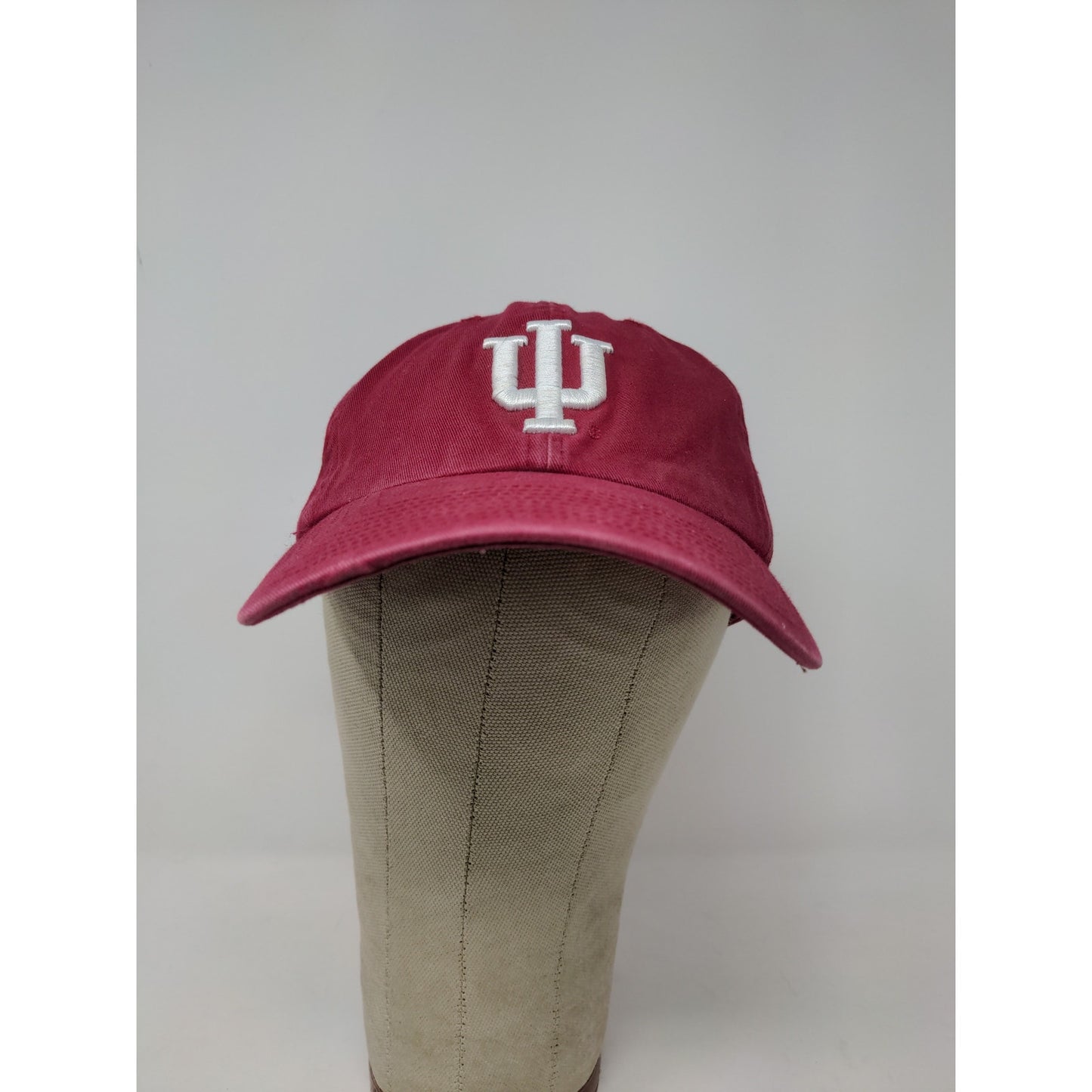 47 Brand IU Indiana University Hat OSFA Slideback Red Embroidered Logo