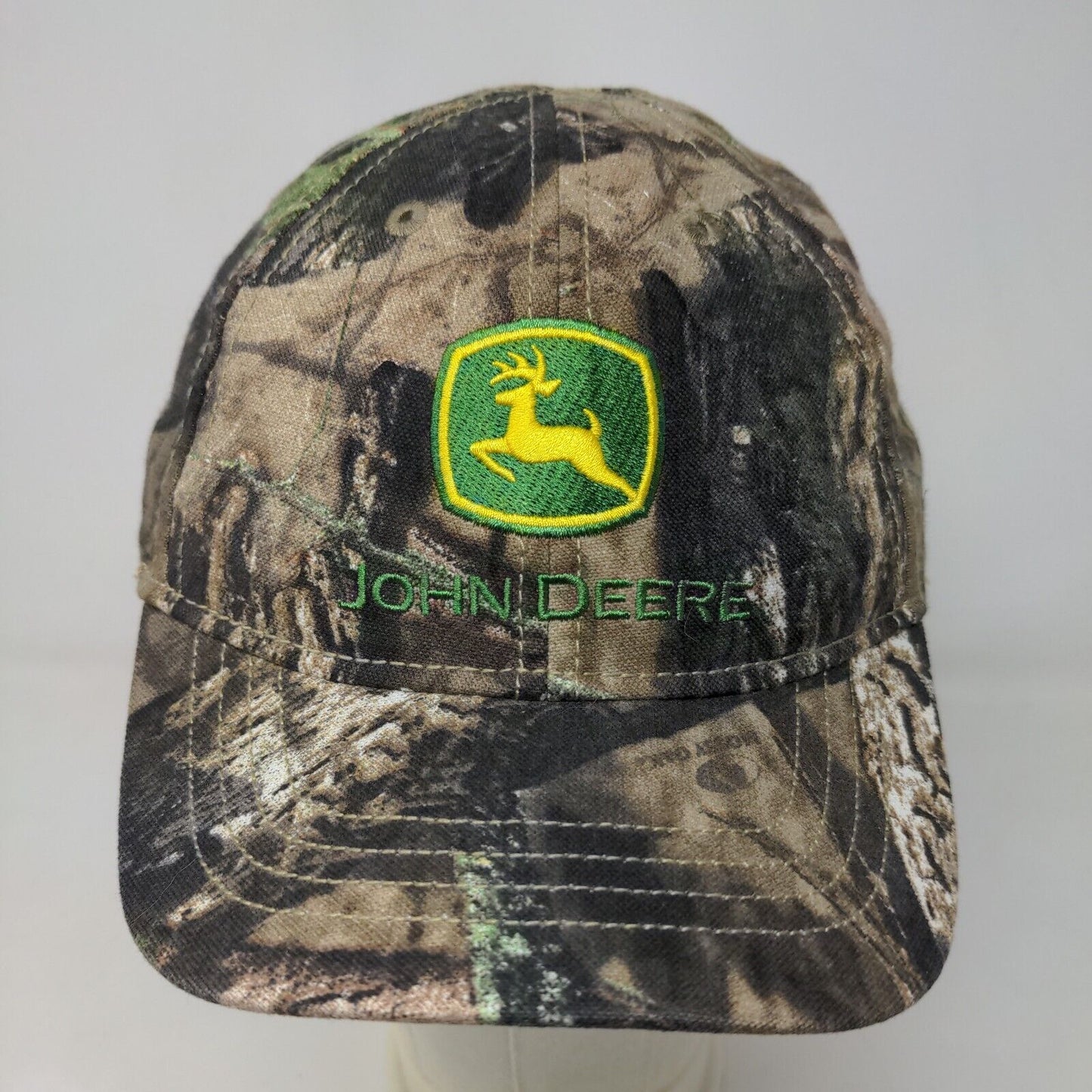 John Deere Boy's Toddler Hat Camouflage Size OS Stretchy Embroidered Logo