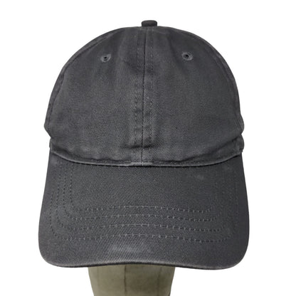 Unbranded Men's Strapback Hat Gray OSFM 100% Cotton Adjustable