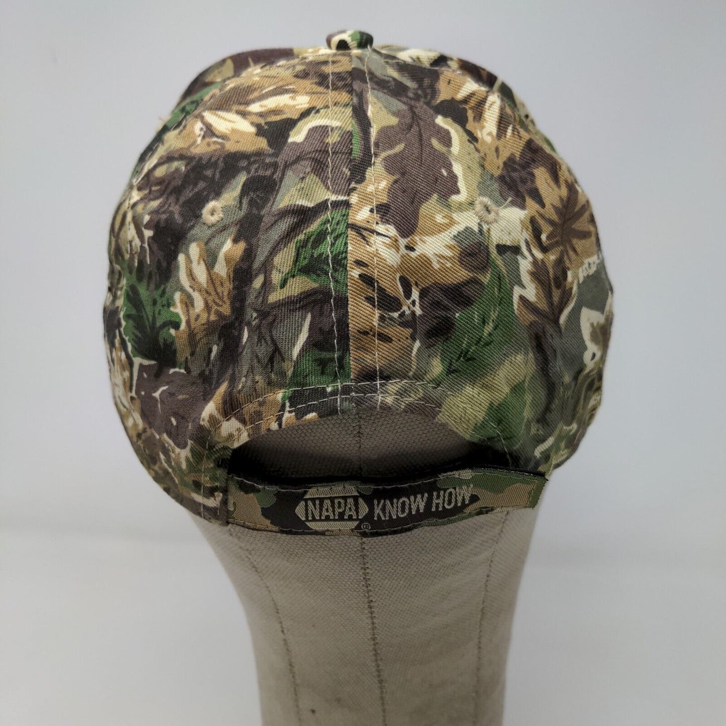 NAPA Outdoors Men's Camo Hat Strapback Brown Green OSFM Embroidered Logo