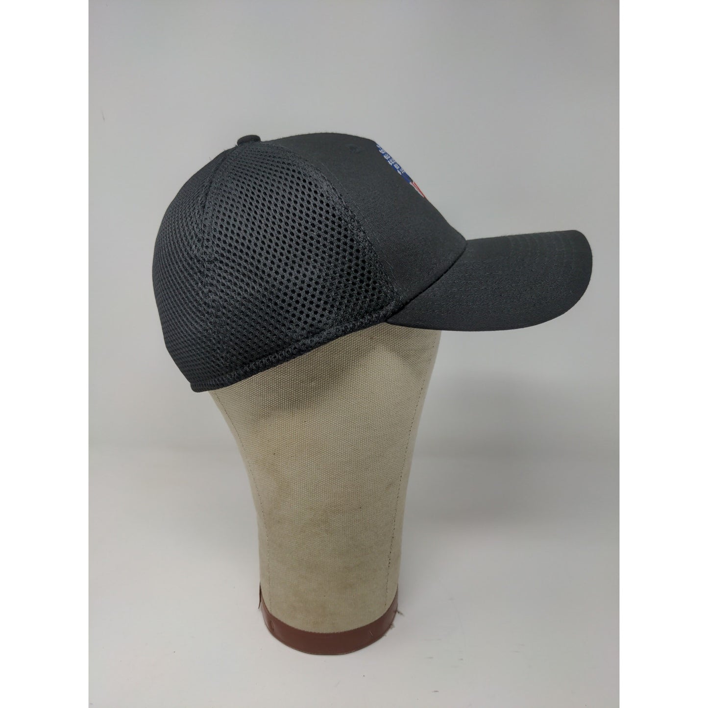 New Era 39Thirty Fitted Hat Size Large X Large Black Embroidered Patriotic Skull