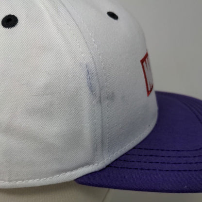 Marvel Boys Snapback Hat White Purple Size 57CM Incredible Hulk Embroidered Logo