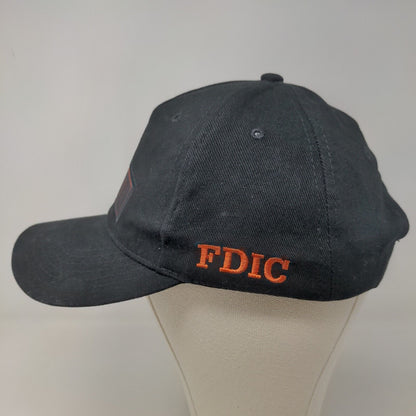 Burn Box Men's Double Snapback Hat Black OSFM 100% Cotton Embroidered Logo