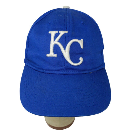 MLB Kansas City Royals OC Sports Blue Adjustable Strapback Cap Hat OSFM Logo