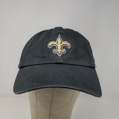 47 Brand Bridgestone Golf Men's Slideback Hat Black OSFA New Orleans Saints