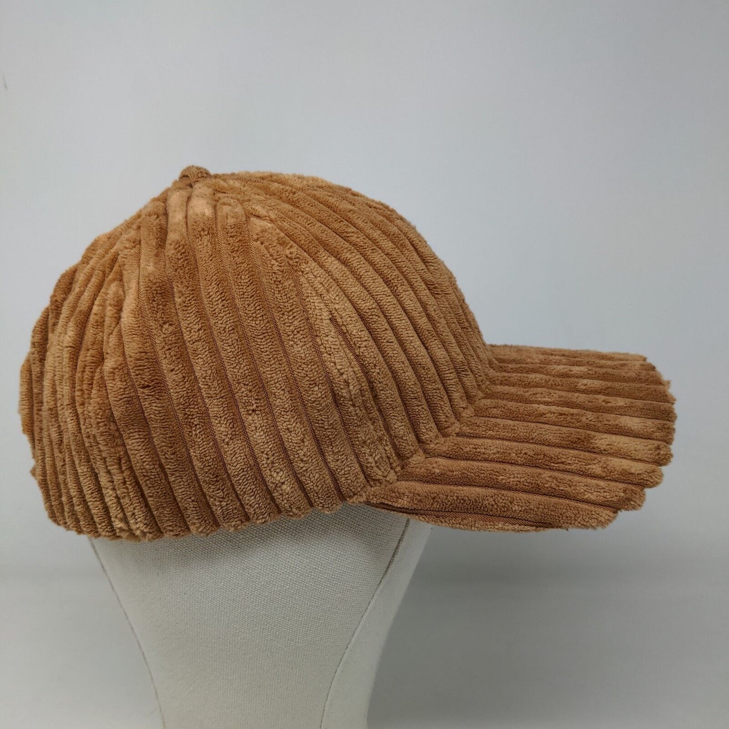 Unbranded Men's Strapback Corduroy Hat Size OSFM Polyester Polyamide Blend