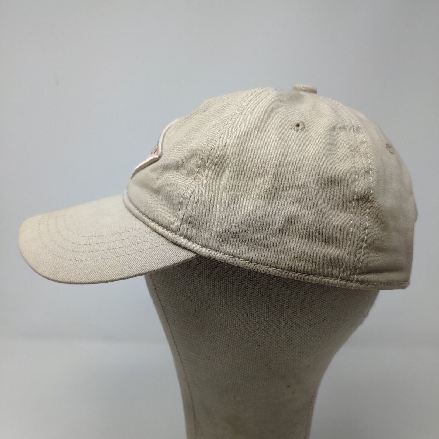 Unbranded Men's Panama City Beach FL Strapback Hat Tan OSFA Embroidered Logo