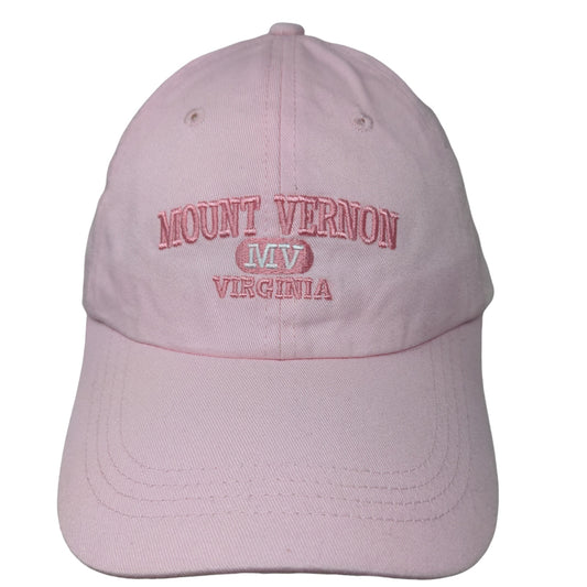 Prairie Mountain Women's Slideback Hat Pink Adjustable Embroidered Mt Vernon