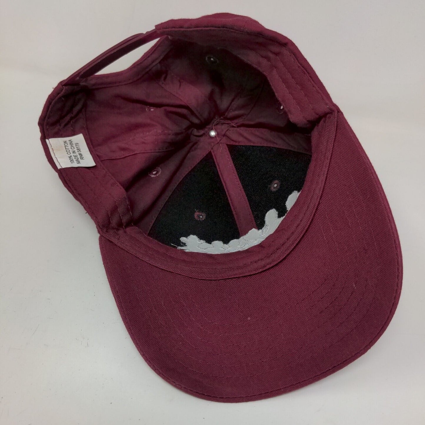 Unbranded Men's Snapback Hat Red Burgundy Adjustable After The Reign Country