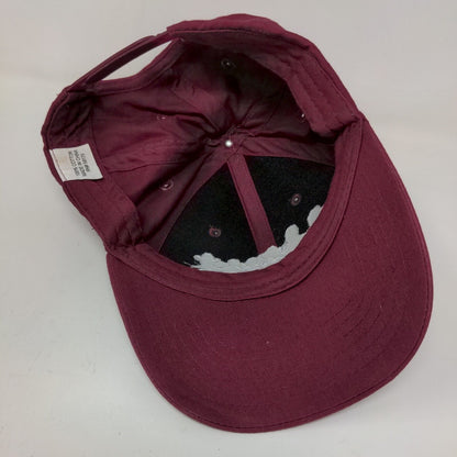 Unbranded Men's Snapback Hat Red Burgundy Adjustable After The Reign Country