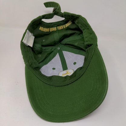 John Deere Owner's Edition Slideback Hat Green Adjustable Embroidered Logo