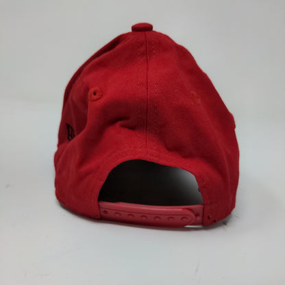 New Era Boys Cincinnati Reds Camo Red Snapback Hat Size Child Embroidered Logo
