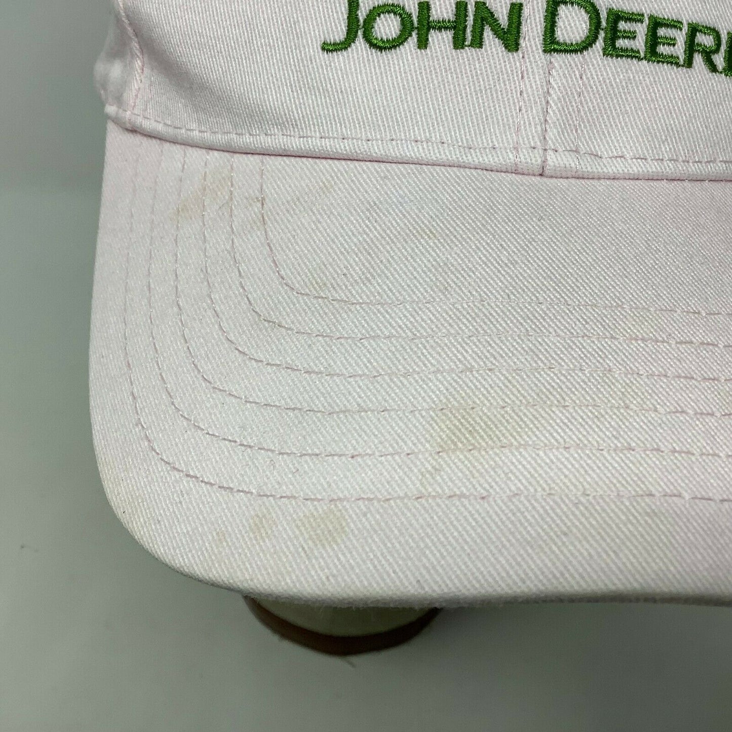 John Deere K Products Pink Hat Strapback Adjustable Embroidered Logo