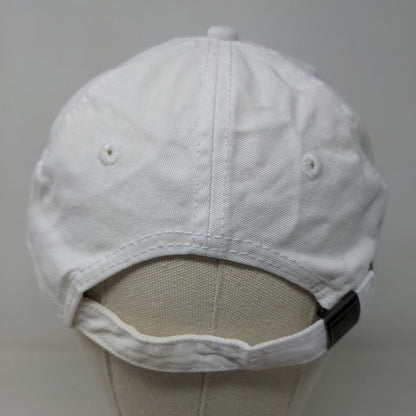 Tommy Hilfiger Men's Slideback Hat White Size OS Embroidered Logo Cotton