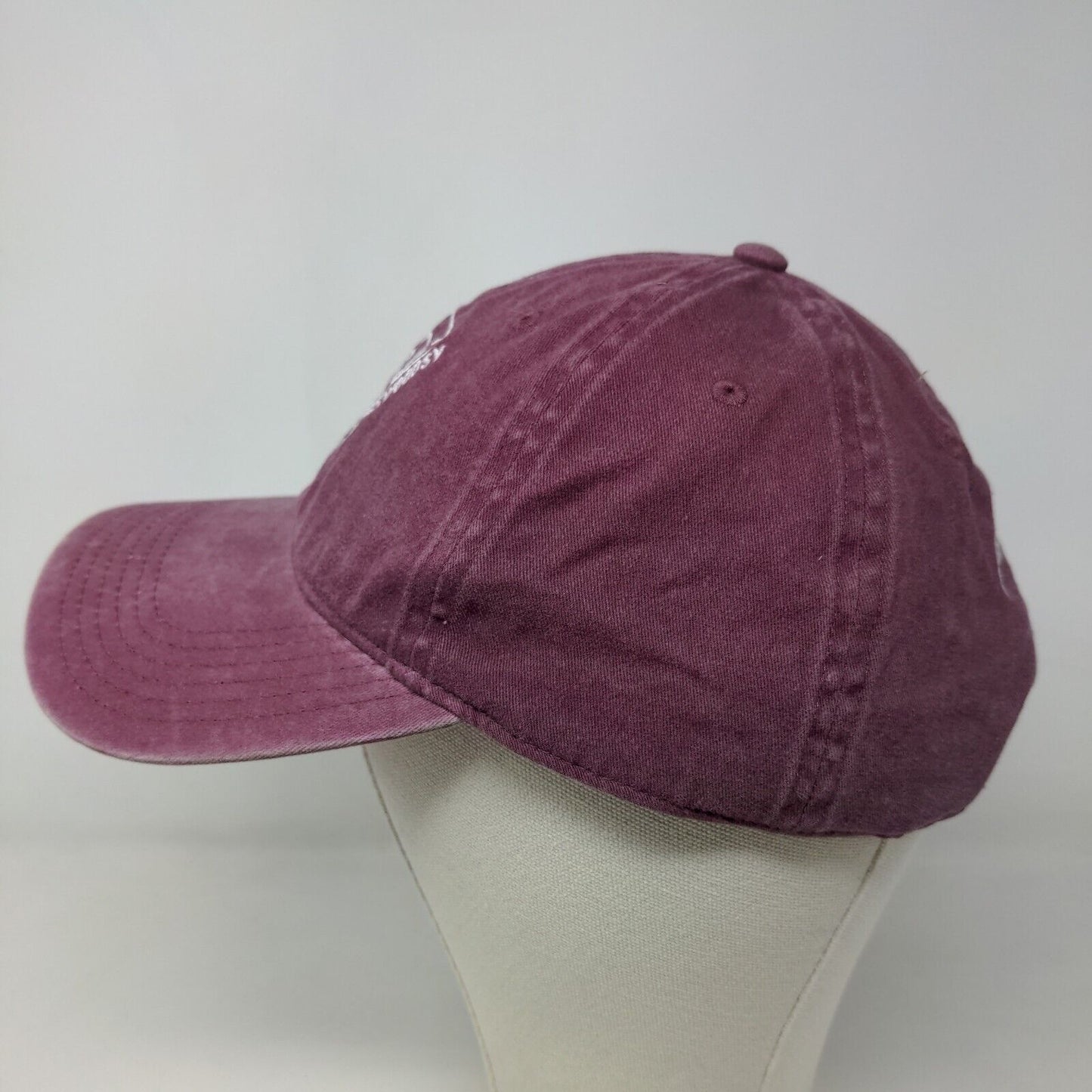 Otto Men's Slideback Hat Red Burgundy Woodsy's Pizza Embroidered Logo