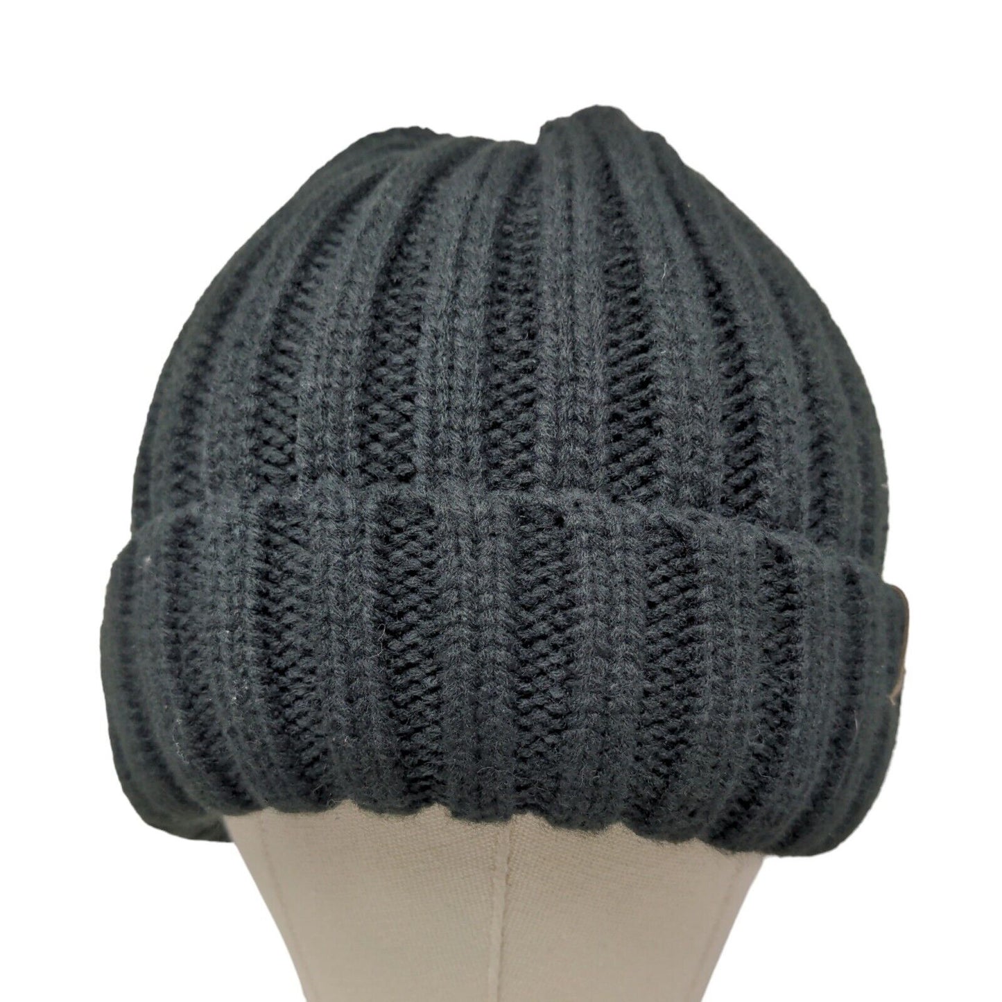 Furtalk Men's Knit Beanie Ski Cap Hat Black Polyester Spandex Blend