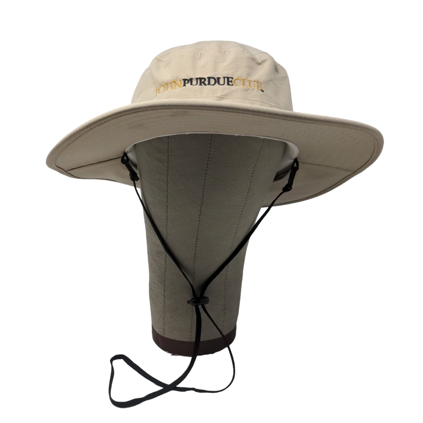 John Purdue Club Men's Boonie Hat Tan Size S/M Embroidered Logo