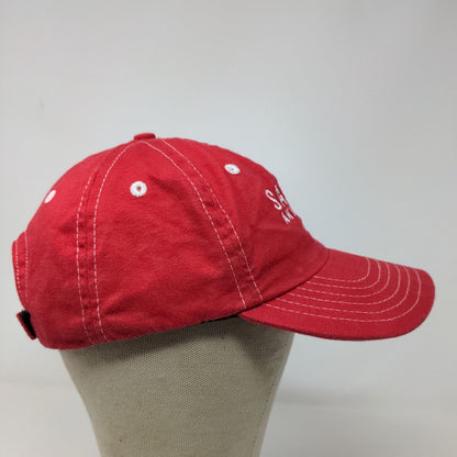 Cap America Men's Salute American Vodka Strapback Hat Red Embroidered Logo