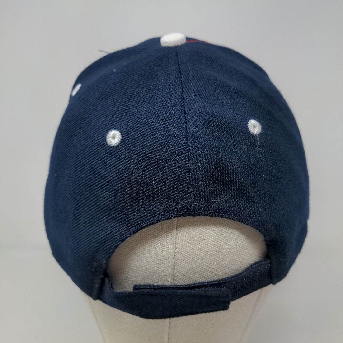 Unbranded Men's Strapback Hat Blue Adjustable Embroidered NYC New York City Logo
