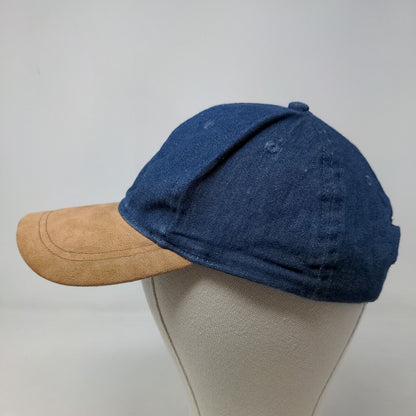 Mudd Men's Strapback Hat Blue Adjustable Cotton Polyester Blend