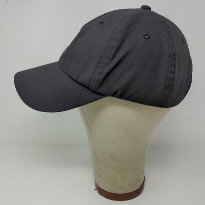 Lansdowne Golf Strapback Hat Black One Size Embroidered Logo