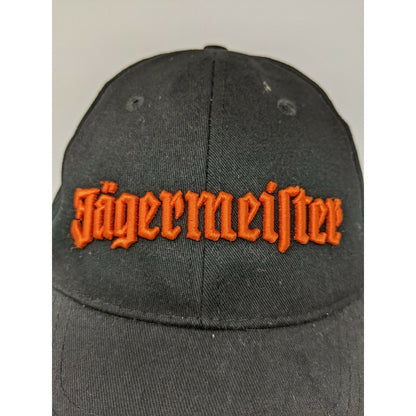 Jagermeister Slideback Hat Cap 3D Embroidered Spell Out Front & Embroidered Logo