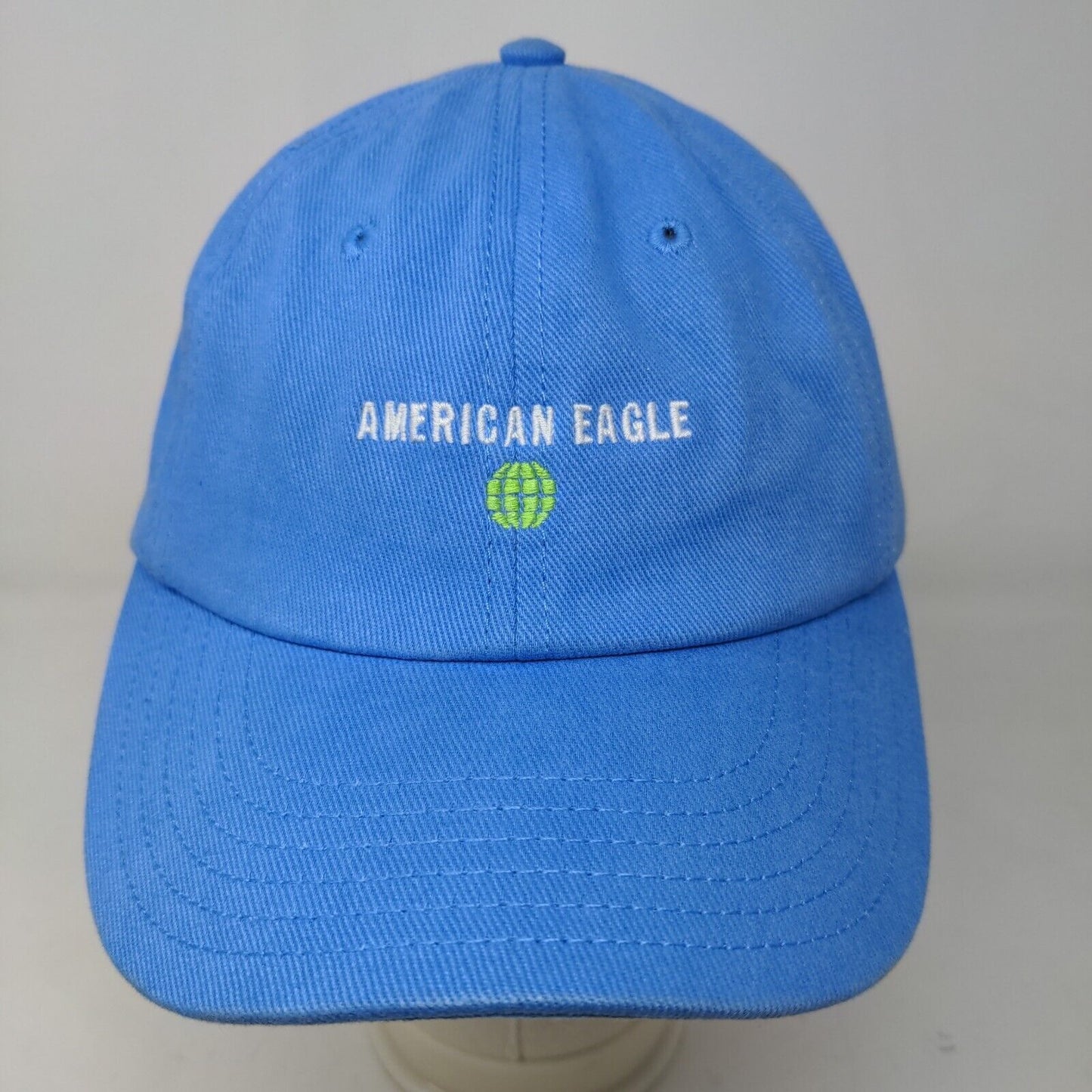 American Eagle Men's Sideback Hat Blue Size OS Embroidered Logo